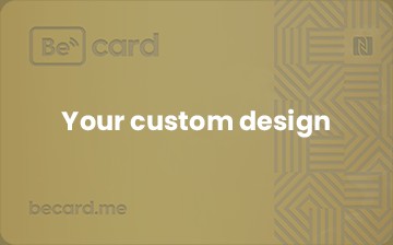 Becard Product Custom Metal Card - 1