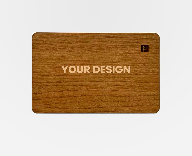 Becard Product Custom Wood Card - 1