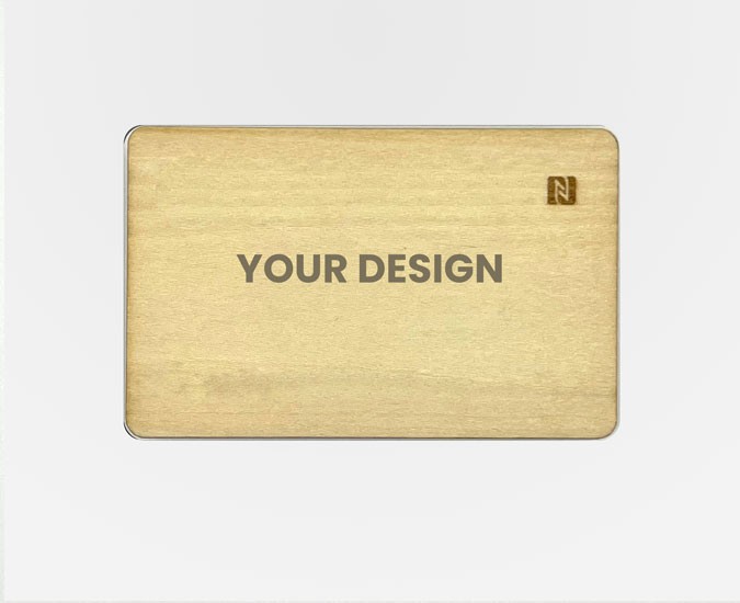 Becard Product Custom Wood Card - 2